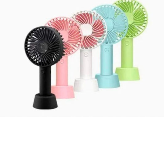 Mini hand held portable usb charging fan
